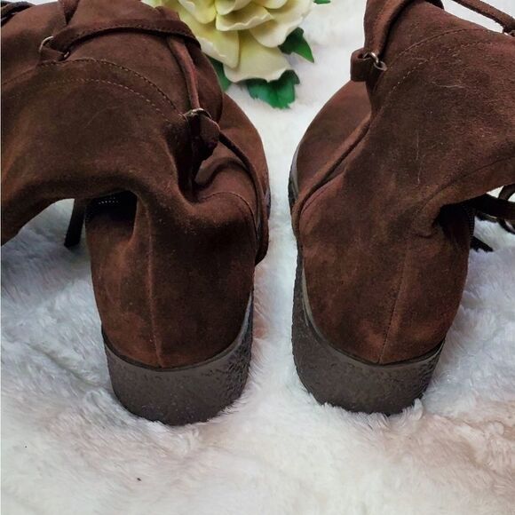 Steven Madden Tie Chocolate Brown Tall Boo… - Picture 4 of 6